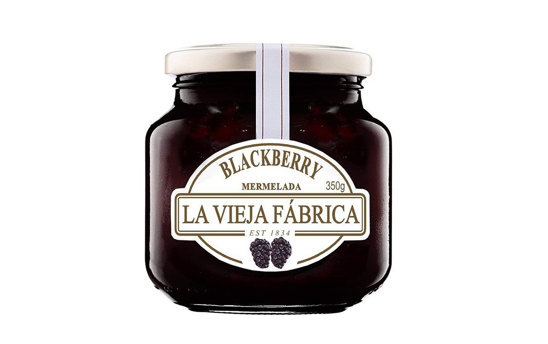 La Vieja Fabrica Blackberry Marmelada (Jam)   Glass Jar  350 grams